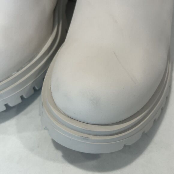 STEVE MADDEN Womens 11 Holley Chelsea Bone Lug Boot Bootie Ankle Pull On Chunky‎ - Picture 7 of 10